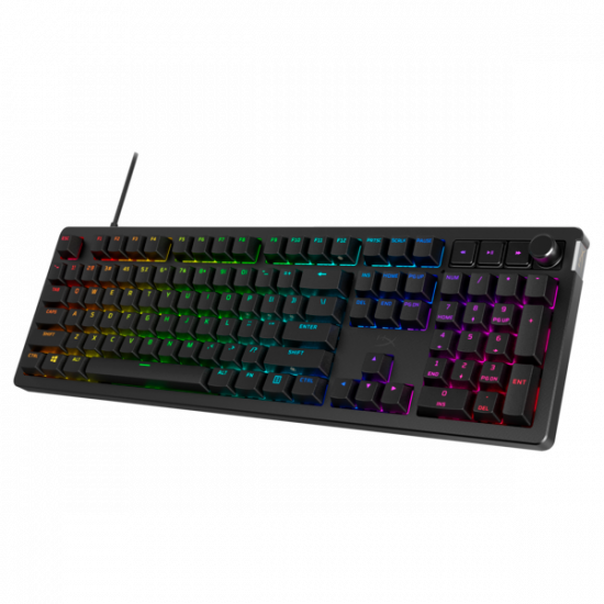 HP HYPERX vezetékes mechanikus gaming billentyűzet Alloy Rise PBT piros switch - amerikai lokalizáció
