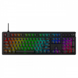 HP HYPERX vezetékes mechanikus gaming billentyűzet Alloy Rise PBT piros switch - amerikai lokalizáció