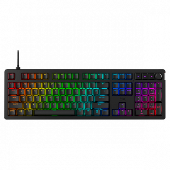 HP HYPERX vezetékes mechanikus gaming billentyűzet Alloy Rise PBT piros switch - amerikai lokalizáció