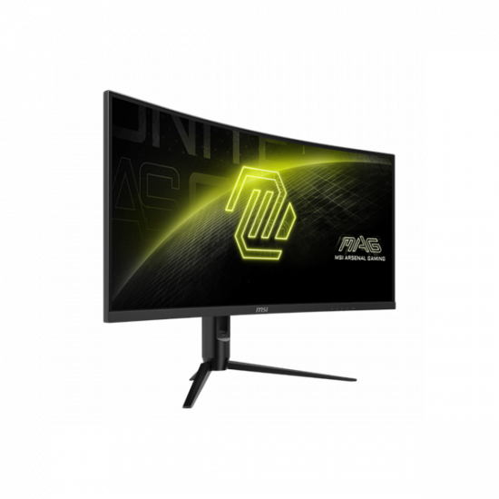 MSI Monitor GAMING MAG 342CQR E2 Ívelt 34" UWQHD, 3440x1440, 180Hz VA 21:9, 3000:1 CR, 300cd/m2, 1 ms, HDMI, DP, Black