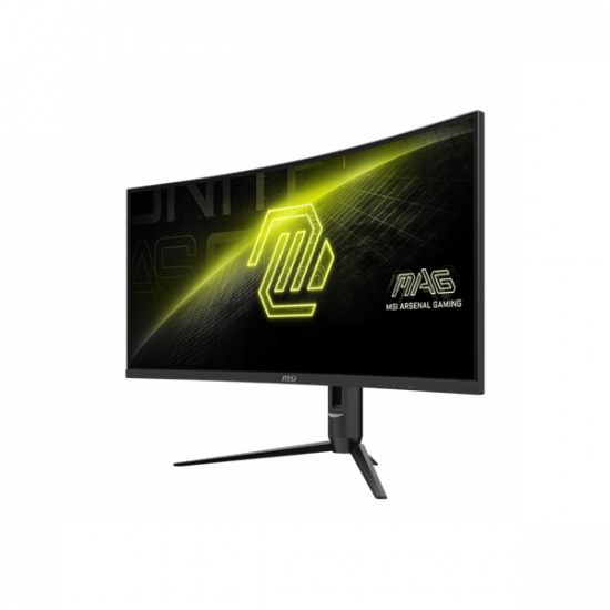 MSI Monitor GAMING MAG 342CQR E2 Ívelt 34" UWQHD, 3440x1440, 180Hz VA 21:9, 3000:1 CR, 300cd/m2, 1 ms, HDMI, DP, Black