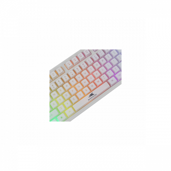 BARACUDA BGK-001114W fehér gamer billentyűzet, angol