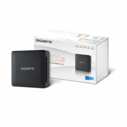 GIGABYTE PC BRIX, Intel Core i7 1355U 5GHz, 2xHDMI, Displayport (Type C), LAN, WIFI, BT, 2.5" HDD hely, 6xUSB
