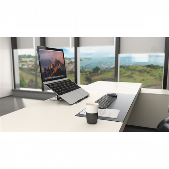 KENSINGTON Notebook állvány-alumínium (Easy Riser™ Aluminum Laptop Riser), szürke
