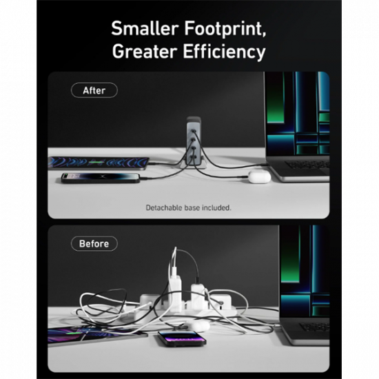 ANKER Hálózati Töltő 3xUSB-C, USB-A 4 portos, 240W EU, fekete - A2342311