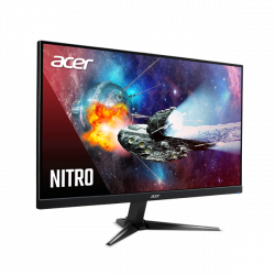 ACER IPS Nitro Monitor QG241YM3bmiipx 23,8", 16:9 FHD, 180Hz, FreeSync Premium, 0,5ms, 250nits, 2x HDMI, DP, MM, fekete
