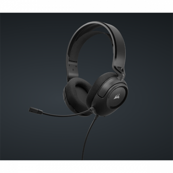 CORSAIR Vezetékes Headset, HS35 v2 Gaming, Multiplatform, carbon