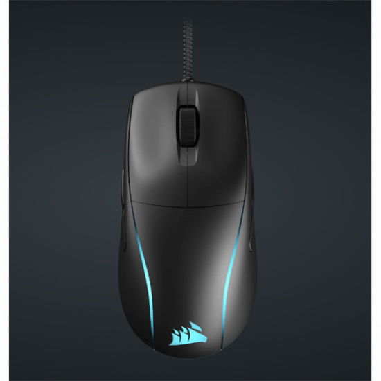 CORSAIR Vezetékes Egér Gaming, M75 RGB, Ultra-könnyű, RGB Világítás, 26000dpi, fekete