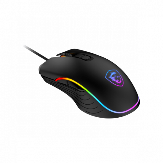 MSI ACCY FORGE GM300 Optical GAMING Wired Mouse, 7200dpi, Black