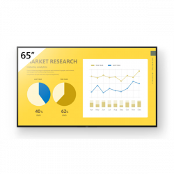 SONY Bravia 16/7 FW-65EZ20L 65" professzionális LCD kijelző, Android TV, 3840x2160, 16:9, 350 cd/m2, 3xHDMI/2xUSB/WIFI