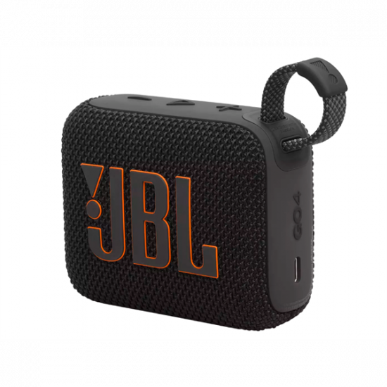 JBL Go 4 (hordozható, vízálló, blutetooth hangszóró), Fekete