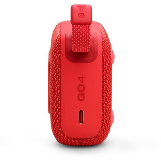JBL Go 4 (hordozható, vízálló, bluetooth hangszóró), piros