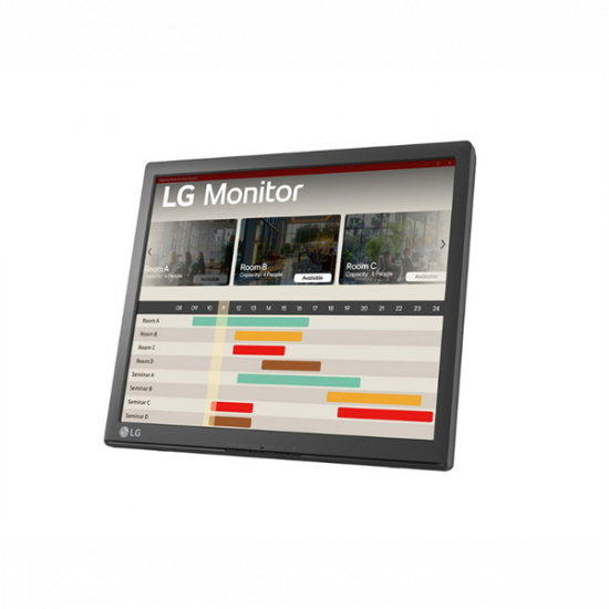 LG Touch monitor 17" 17BR30T-B, 1280x1024, 5:4, 200 cd/m2, VGA/USB