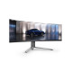 AOC Ívelt Gaming OLED 240Hz monitor 49" PD49, 5120x1440, 32:9, 1000cd/m2, 0,03ms, 2xHDMI/4xUSB/USB-C/LAN, hangszóró