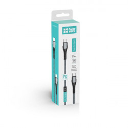 COLORWAY Kábel, Type-C - Type-C (PD Fast Charging 65W) 3.0A 1m gray (CW-CBPDCC040-GR)