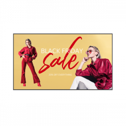 LG 16/7 Signage kijelző 98" 98UM5K, 3840x2160, 500 cd/m2, 3xHDMI/DP/DVI/RS-232C/RJ45, hangszóró