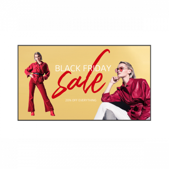 LG 16/7 Signage kijelző 98" 98UM5K, 3840x2160, 500 cd/m2, 3xHDMI/DP/DVI/RS-232C/RJ45, hangszóró