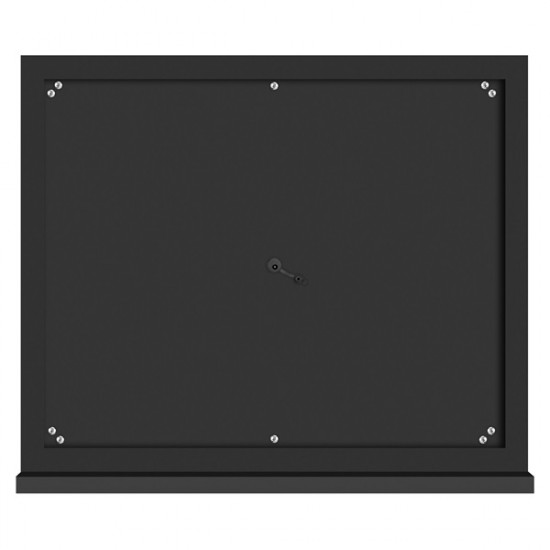 HUMANAS HM02 maxi álló sminktükör, 55x45 cm,12 LED, integrált érintő gombok 3 színhőmérséklet, szabályozható fény, black
