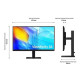 SAMSUNG IPS monitor B2B 27" S80D, 3840x2160, 16:9, 350cd/m2, 5ms, HDMI/DisplayPort/3xUSB, Pivot