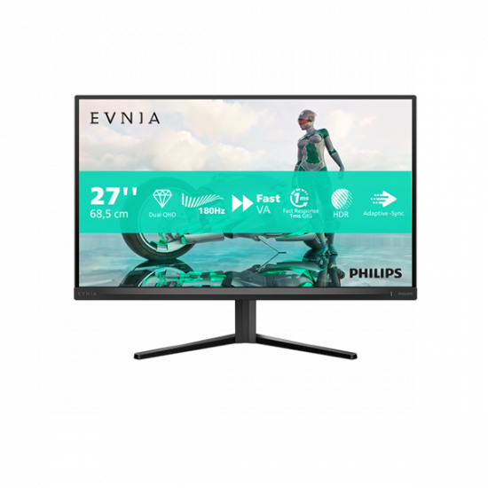 PHILIPS Gaming 180Hz monitor 27" 27M2N3500NL 2560x1440, 16:9, 300cd/m2, 0,5ms, 2xHDMI/DisplayPort, HDR10