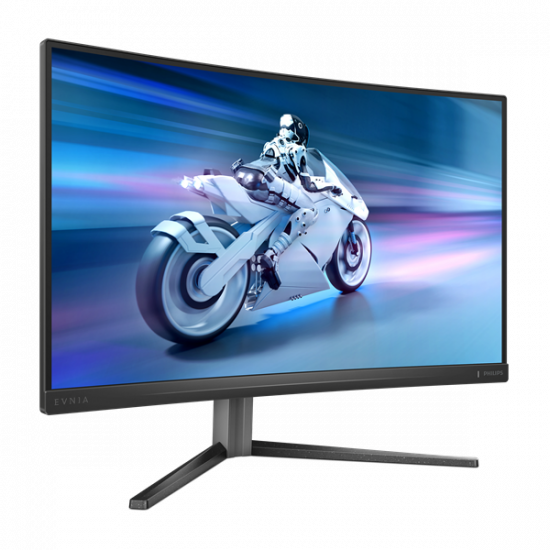 PHILIPS ívelt Gaming 280Hz monitor 27" 27M2C5200W 1920x1080, 16:9, 300cd/m2, 0,3ms, 2xHDMI/DisplayPort, áll. mag.,HDR10