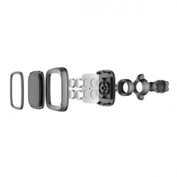 COLORWAY Autós tartó, szellőzőrácsra, szürke