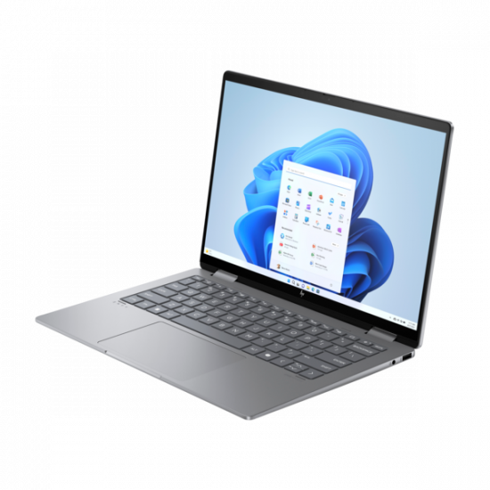 HP Envy x360 14-fc0005nh 14" 3K 2880x1800 OLED 120Hz 400cd Touch, Core Ultra7-155U 1.7GHz, 32GB, 1TB SSD, Win 11, ezüst