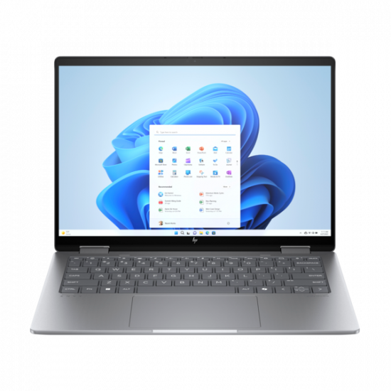 HP Envy x360 14-fc0005nh 14" 3K 2880x1800 OLED 120Hz 400cd Touch, Core Ultra7-155U 1.7GHz, 32GB, 1TB SSD, Win 11, ezüst