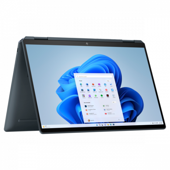HP Spectre x360 14-eu0002nh 14" 3K 2880x1800 AG OLED 120Hz 400cd Touch, Ultra7-155H 1.4GHz, 32GB, 1TB SSD, Win 11, kék