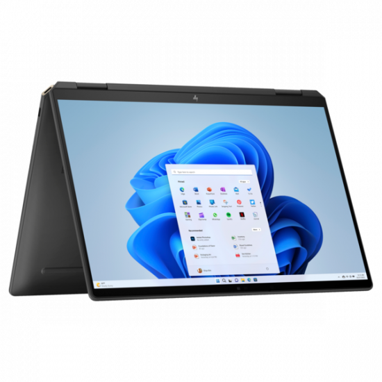 HP Spectre x360 14-eu0003nh 14" 3K 2880x1800 OLED 120Hz 400cd Touch, Ultra7-155H 1.4GHz, 32GB, 1TB SSD, Win 11, fekete