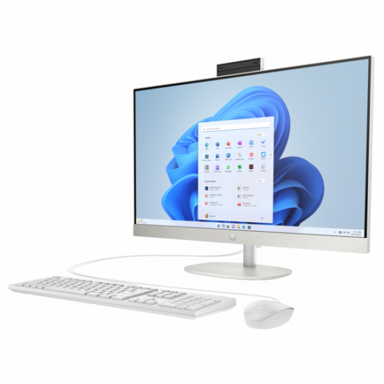 HP AIO 27-cr1001nn 27" FHD AG IPS 300d, Core Ultra5-125U 1.3GHz, 16GB, 512GB SSD, Win 11, fehér