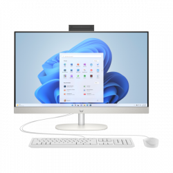 HP AIO 27-cr1001nn 27" FHD AG IPS 300d, Core Ultra5-125U 1.3GHz, 16GB, 512GB SSD, Win 11, fehér