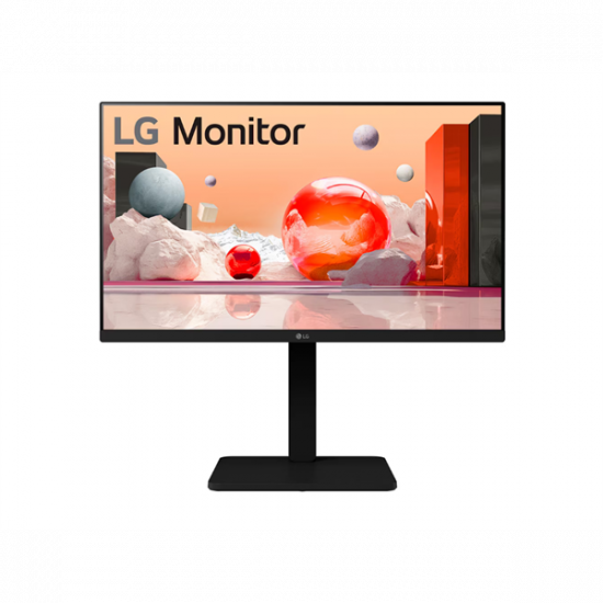 LG IPS monitor 23.8" 24BA550, 1920x1080, 16:9, 250cd/m2, 5ms, VGA//HDMI/DisplayPort/3xUSB, áll. mag.,Pivot, hangszóró