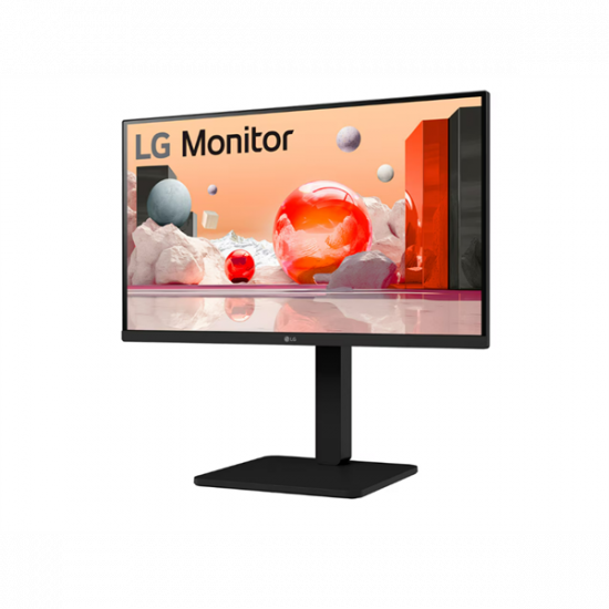 LG IPS monitor 23.8" 24BA550, 1920x1080, 16:9, 250cd/m2, 5ms, VGA//HDMI/DisplayPort/3xUSB, áll. mag.,Pivot, hangszóró