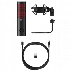 HP HYPERX vezetékes mikrofon QuadCast 2 - fekete