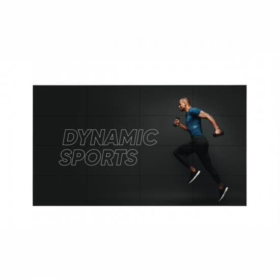 LG 24/7 Videófal kijelző 55" 55VL5PJ, 1920x1080, 500 cd/m2, HDMIx2/DisplayPort/DVI/RS-232C/RJ45/USB