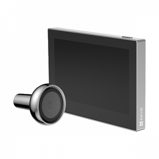 EZVIZ HP2 vezeték nélüli kukucskáló beltéri képernyővel, élő képpel, 4,3 színes képernyő, 1080p, 146° látószög, 2200 mAh