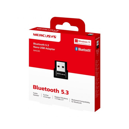 MERCUSYS Wireless Bluetooth 5.3 Adapter Nano, MA530