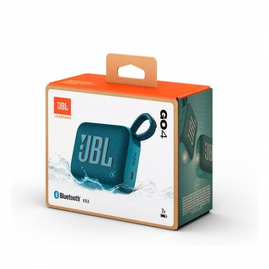 JBL Go 4 (hordozható, vízálló, bluetooth hangszóró), Kék