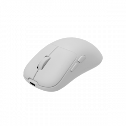 WHITE SHARK AERO-W WGM-5015W gamer egér, 10.000 dpi, 6 gombos fehér