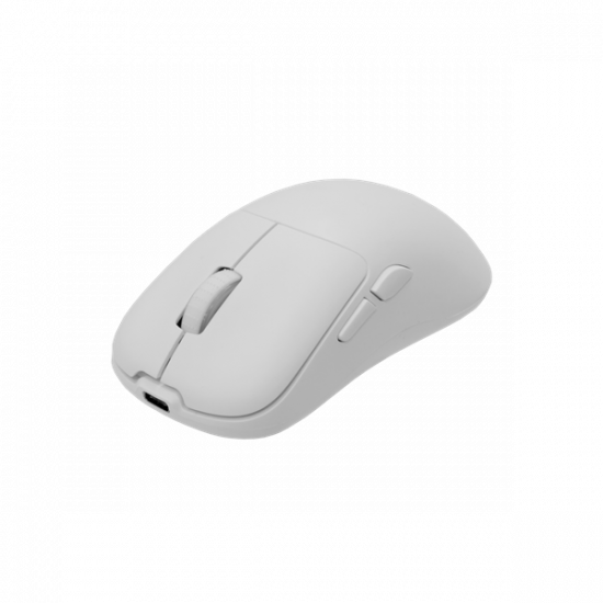 WHITE SHARK AERO-W WGM-5015W gamer egér, 10.000 dpi, 6 gombos fehér