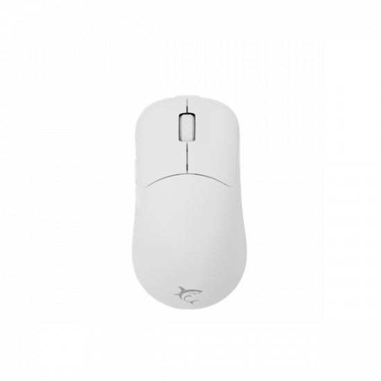 WHITE SHARK AERO-W WGM-5015W gamer egér, 10.000 dpi, 6 gombos fehér