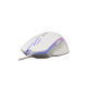 WHITE SHARK WS GM-5009W GARETH-W gamer egér, vezetékes, fehér, 6400 Dpi, 7D, RG