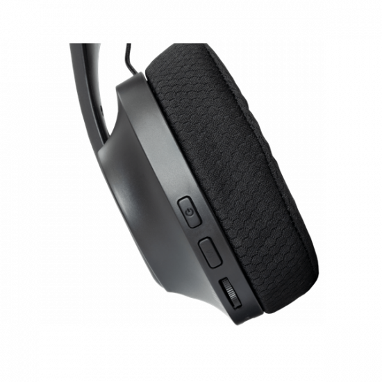 WHITE SHARK FALCON-B, GH-2441B, vezeték nélküli gamer fejhallgató, fekete