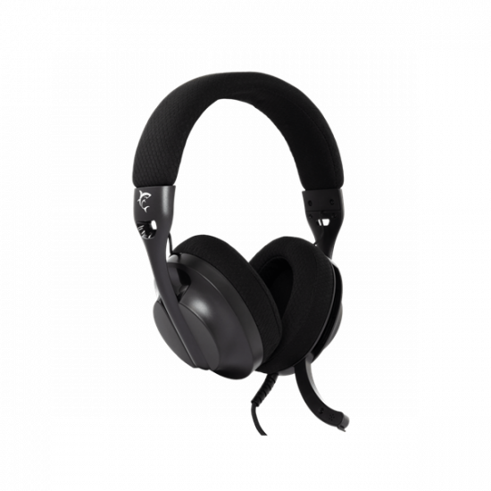 WHITE SHARK PARROT-B, GH-2440B, gamer fejhallgató, fekete