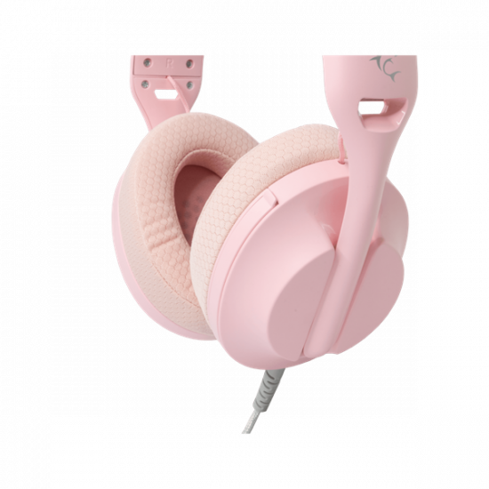 WHITE SHARK PARROT-P, GH-2440P, gamer fejhallgató, pink