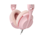 WHITE SHARK PARROT-P, GH-2440P, gamer fejhallgató, pink