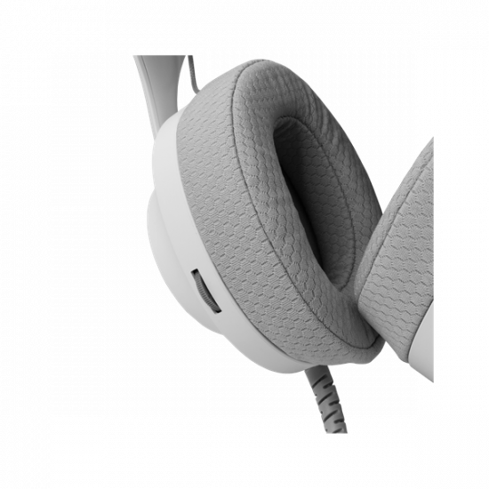 WHITE SHARK PARROT-W/G, GH-2440W/G, gamer fejhallgató, fehér/szürke