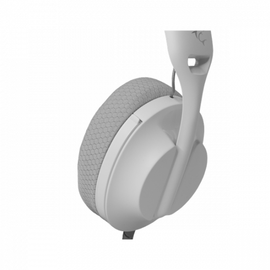 WHITE SHARK PARROT-W/G, GH-2440W/G, gamer fejhallgató, fehér/szürke