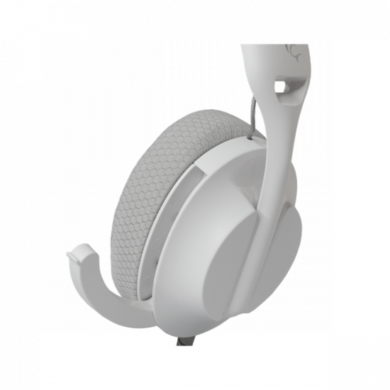 WHITE SHARK PARROT-W/G, GH-2440W/G, gamer fejhallgató, fehér/szürke